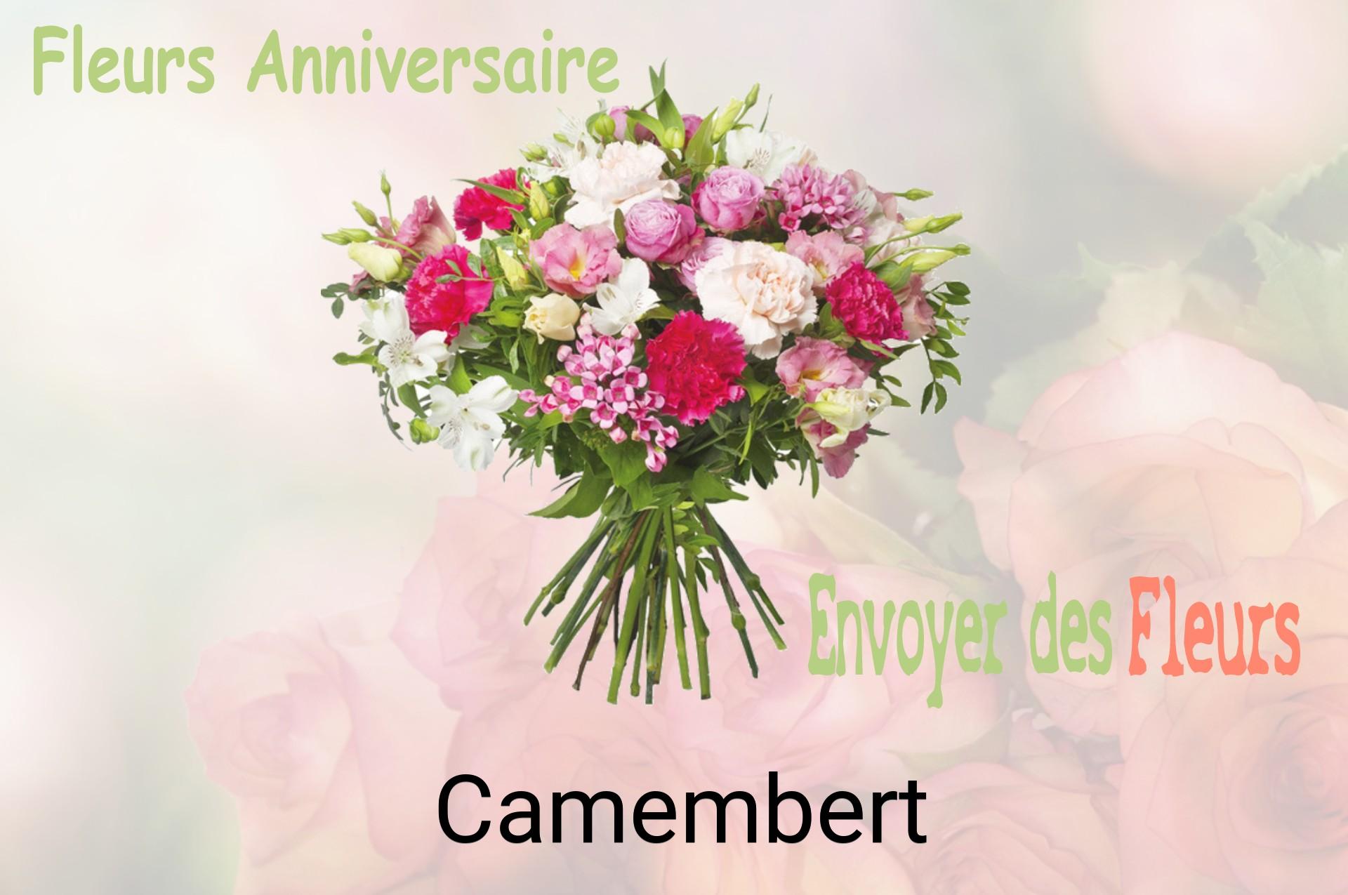 Bouquet de fleurs d’anniversaire livré à Camembert